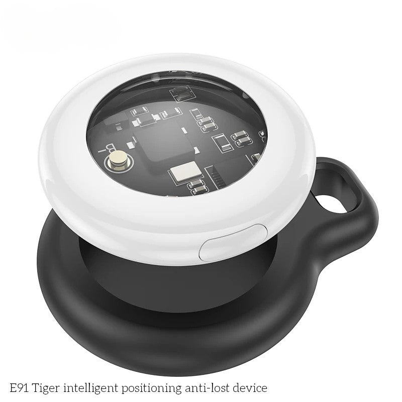 E91 Tiger intelligent positioning anti-lost device on a white background