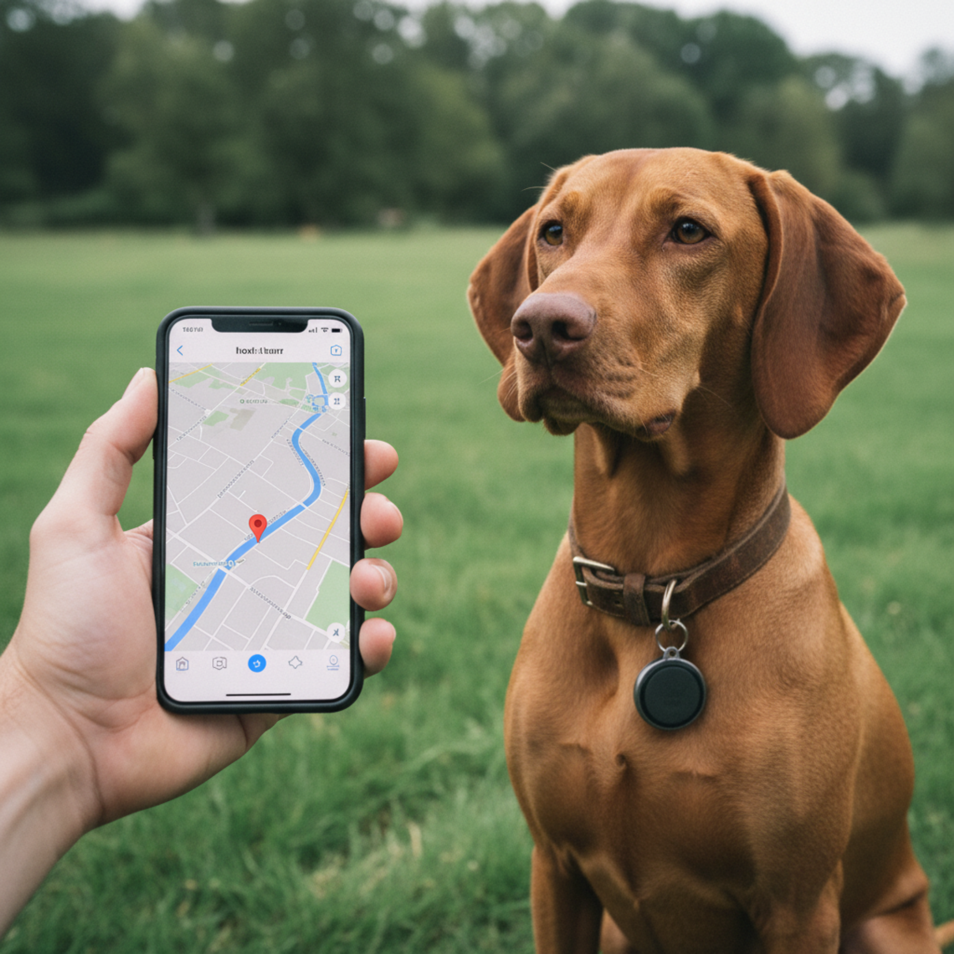 Ultra realistic GPS tracker snapshot